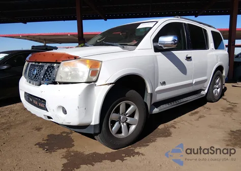 2009 Nissan Armada Se z USA, uszkodzony, nr VIN 5N1AA08D79N604164